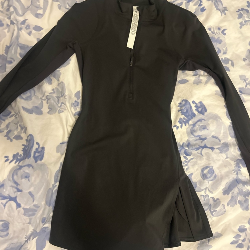 Lululemon Athletica Black Zip-Up Top